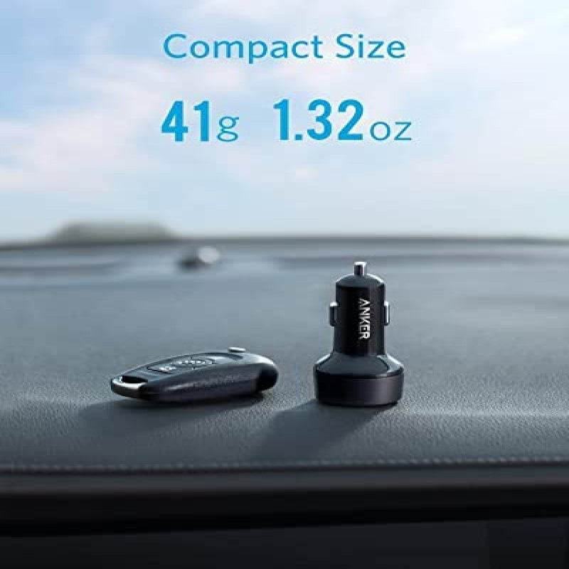 Anker PowerDrive PD+ 2 35W Car Charger– Black/Gray Anker PowerDrive PD+ 2 35W Car Charger– Black/Gray